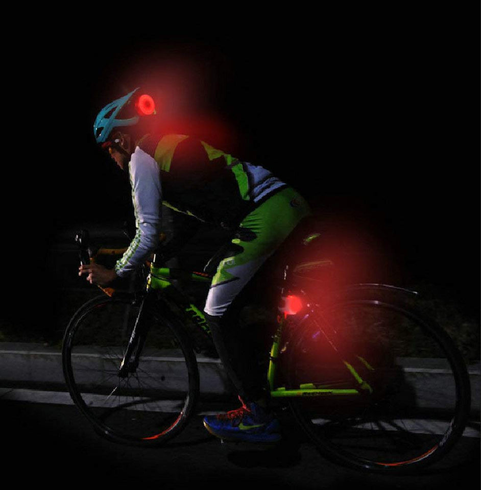 GuDoQi Luz Trasera Bicicleta, Impermeable Luces Traseras Roja para Bicicletas de Montaña, Bicicleta de Carretera, Bici, USB Recargable, 5 Modos Intermitentes, para Casco, Mochila, Baterias Incluidas