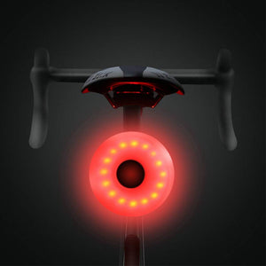 GuDoQi Luz Trasera Bicicleta, Impermeable Luces Traseras Roja para Bicicletas de Montaña, Bicicleta de Carretera, Bici, USB Recargable, 5 Modos Intermitentes, para Casco, Mochila, Baterias Incluidas