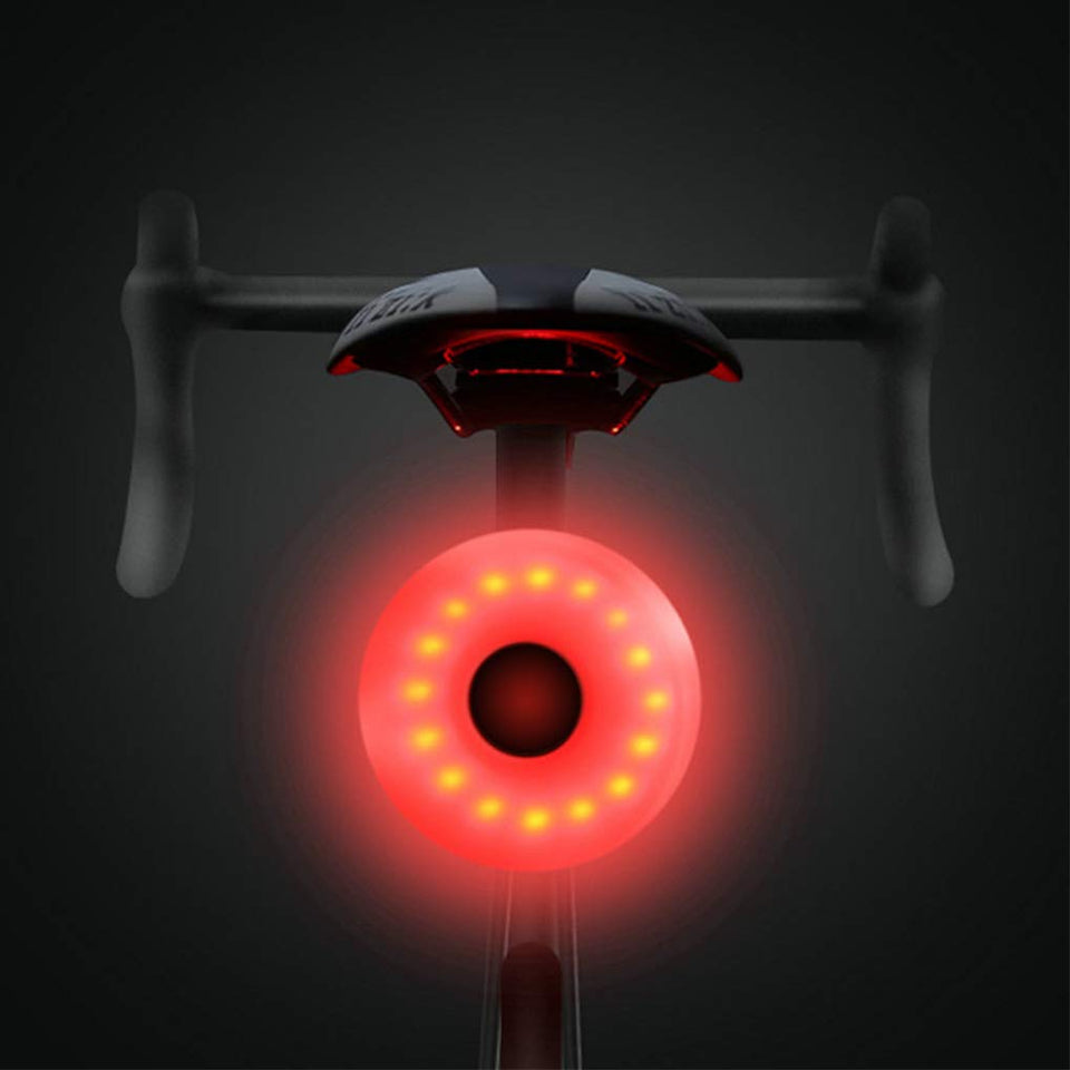 GuDoQi Luz Trasera Bicicleta, Impermeable Luces Traseras Roja para Bicicletas de Montaña, Bicicleta de Carretera, Bici, USB Recargable, 5 Modos Intermitentes, para Casco, Mochila, Baterias Incluidas