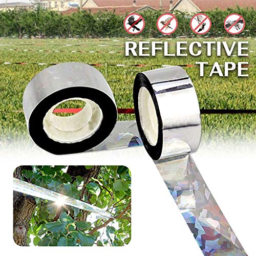 LISRUI Anti Bird Belt Bird Scare Tapes Creativo Pet Palomas Cultivos