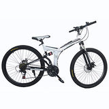 MercadoT Bicicleta Montaña Rodada 26-21 Velocidades Centurfit (Blanco)