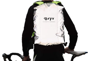 RFX, Funda Impermeable Y Reflejante P/Mochila/Bicicleta - Reflective, Rainproof, Naranja