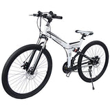 MercadoT Bicicleta Montaña Rodada 26-21 Velocidades Centurfit (Blanco)