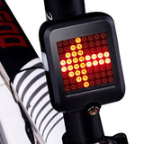 Redlemon Luz Trasera Inteligente Automática para Bicicleta. Direccionales y Luz de Freno Automáticos, Láser de Seguridad, Batería Recargable