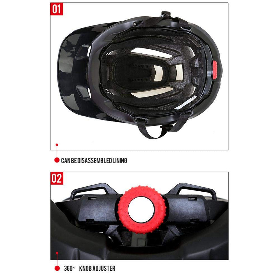 Labyrinen KINGBIKE Casco de Bicicleta, antivibración, para Ciclismo de montaña y Carretera, protección de Seguridad y Transpirable, Negro, Verde, Azul Oscuro, Azul Claro