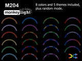 MonkeyLectric 40 LM Impermeable 4 Full Color LED Bike Rueda Luz