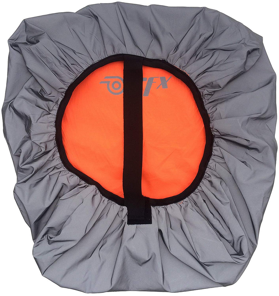 RFX, Funda Impermeable Y Reflejante P/Mochila/Bicicleta - Reflective, Rainproof, Naranja