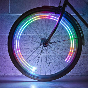 MonkeyLectric 40 LM Impermeable 4 Full Color LED Bike Rueda Luz