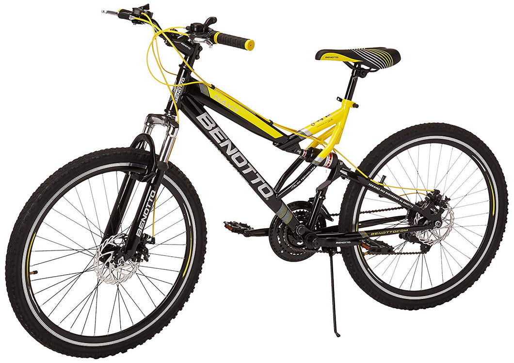 Benotto Bicicleta Navy MTB Acero R26 21V Hombre Shimano Frenos Doble Disco