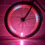 MonkeyLectric 40 LM Impermeable 4 Full Color LED Bike Rueda Luz